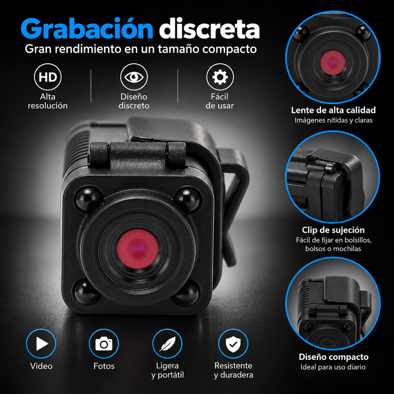 Mini Cámara wifi HD - Imagen 9