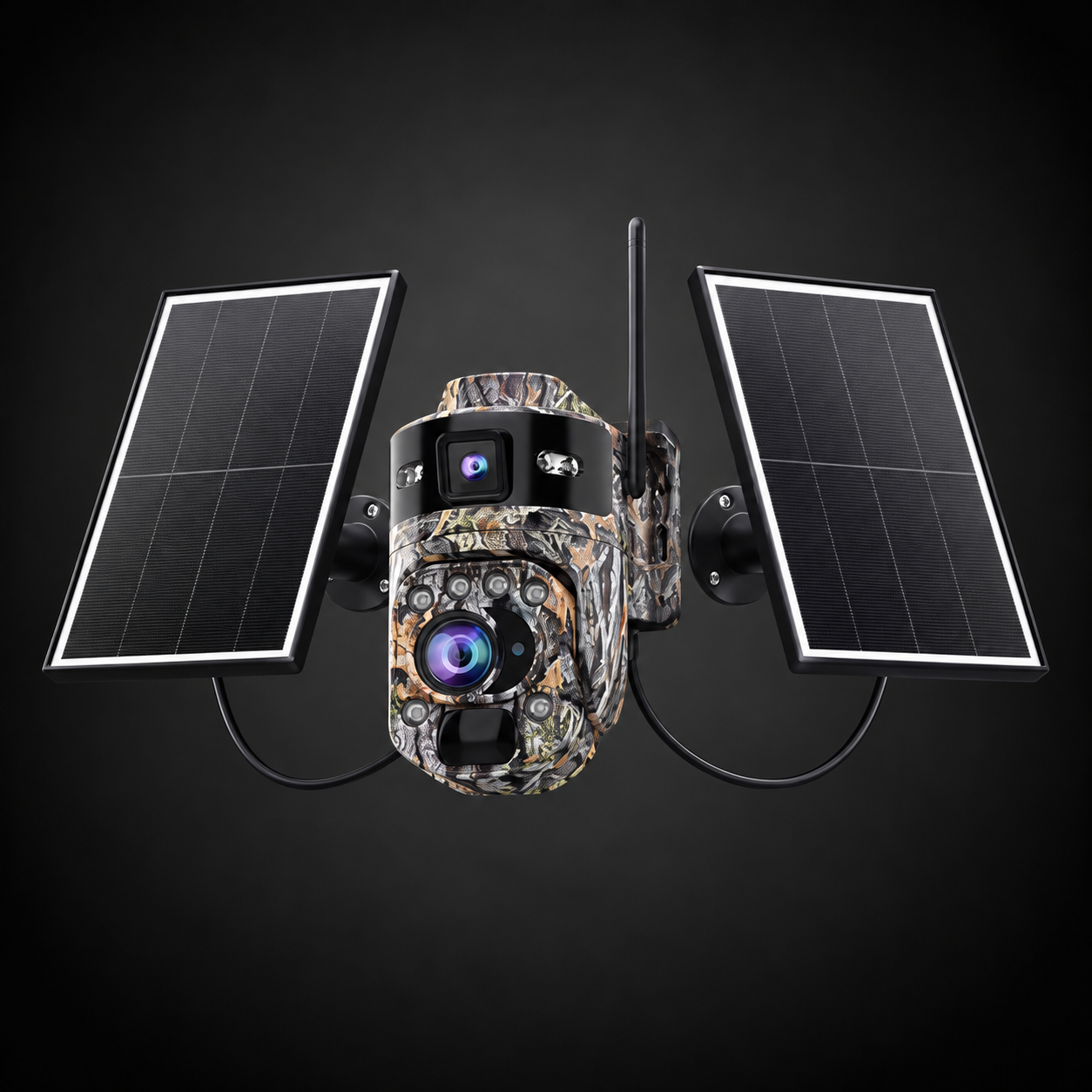 Cámara Solar De Doble Lente con Zoom Óptico 36x